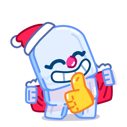 👍 Эмодзи «Ice Man» для Telegram