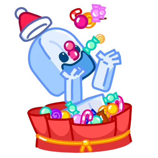 🍬 Эмодзи «Ice Man» для Telegram