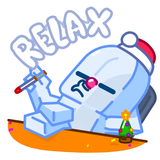 😎 Эмодзи «Ice Man» для Telegram