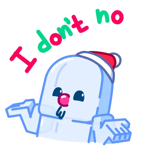 🤷‍♂ Эмодзи «Ice Man» для Telegram
