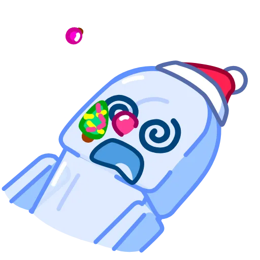 😵‍💫 Эмодзи «Ice Man» для Telegram