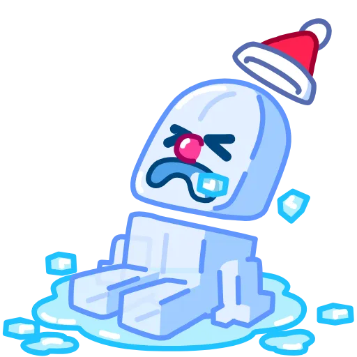 😭 Эмодзи «Ice Man» для Telegram