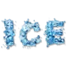 🖊 Эмодзи «ICE - красивый зимний шрифт со снежком» для Telegram