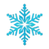 ❄️ Эмодзи «ICE - красивый зимний шрифт со снежком» для Telegram