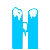 🖊 Эмодзи «ICE - красивый зимний шрифт со снежком» для Telegram