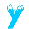 🖊 Эмодзи «ICE - красивый зимний шрифт со снежком» для Telegram