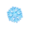 ❄️ Эмодзи «ICE - красивый зимний шрифт со снежком» для Telegram
