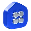 ♾ Эмодзи «♾ Набор эмоджи с 3D иконками в 7 цветах» для Telegram