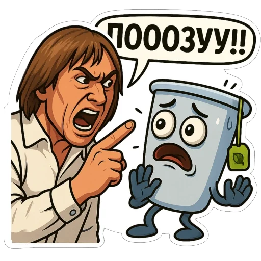 😘 Стикер «Игорь Вихорьков» для Telegram