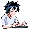 😴 Эмодзи «👀 Икки - отдельный пак с икки из вк.» для Telegram