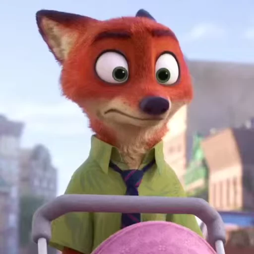 😐 Стикер «I'm Nick Wilde (Live)» для Telegram