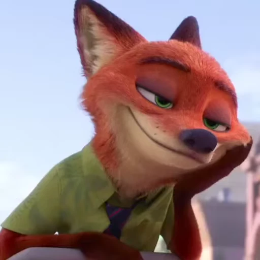 😐 Стикер «I'm Nick Wilde (Live)» для Telegram