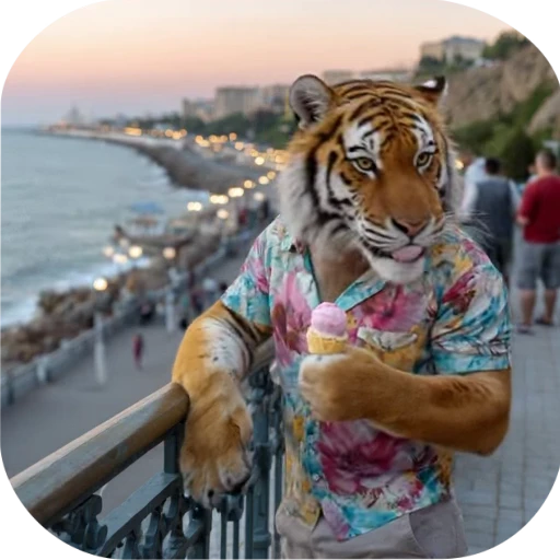 🐅 Стикер «Brainrot animals» для Telegram