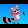 🤩 Эмодзи «Индиго Парк Енот» для Telegram