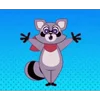 🤩 Эмодзи «Индиго Парк Енот» для Telegram