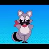 🤩 Эмодзи «Индиго Парк Енот» для Telegram