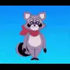 🤩 Эмодзи «Индиго Парк Енот» для Telegram