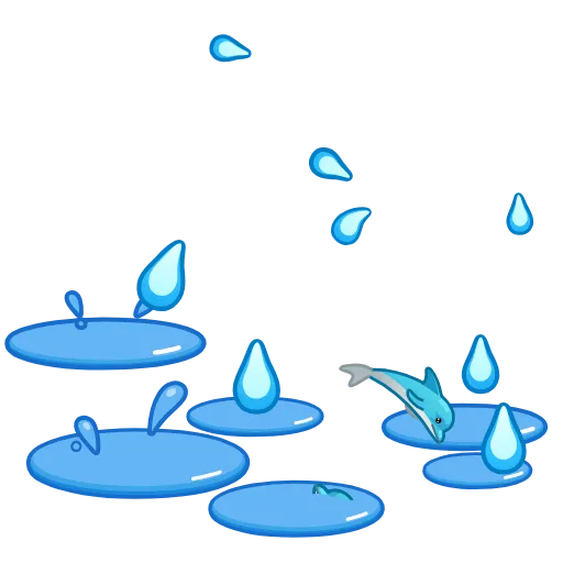 😢 Эмодзи «🐳 Анимации из реакций тг. красивое» для Telegram