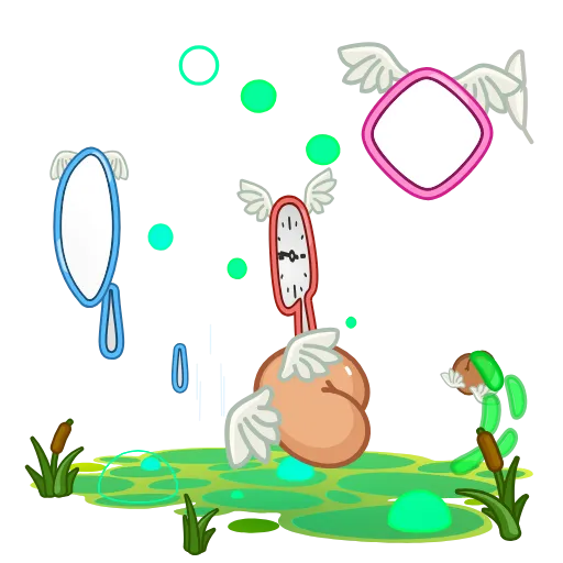 🥱 Эмодзи «🐳 Анимации из реакций тг. красивое» для Telegram