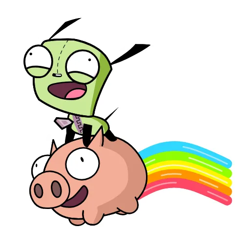 🌈 Стикер «Invader Zim» для Telegram