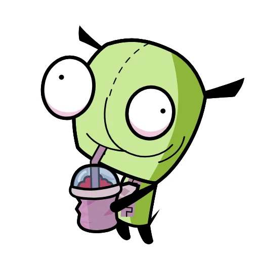 🥤 Стикер «Invader Zim» для Telegram