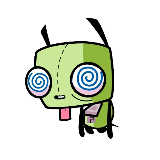 😵‍💫 Стикер «Invader Zim» для Telegram