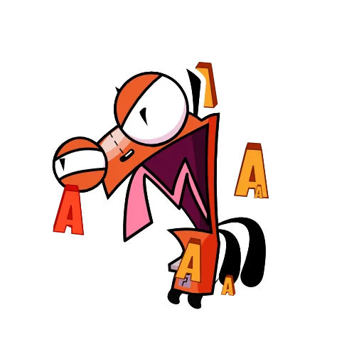 😡 Стикер «Invader Zim» для Telegram