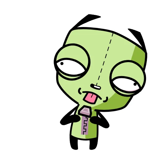 👽 Эмодзи «Invader Zim - пришелец Зим» для Telegram