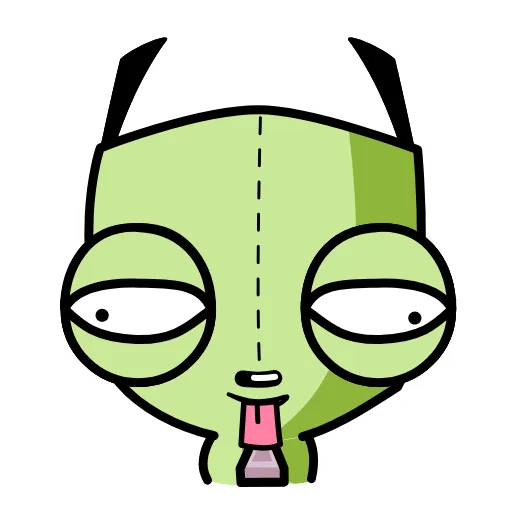 👽 Эмодзи «Invader Zim - пришелец Зим» для Telegram