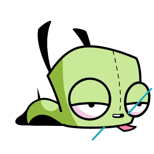👽 Эмодзи «Invader Zim - пришелец Зим» для Telegram