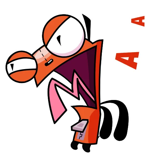 👽 Эмодзи «Invader Zim - пришелец Зим» для Telegram