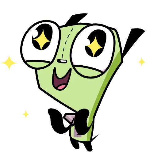 👽 Эмодзи «Invader Zim - пришелец Зим» для Telegram
