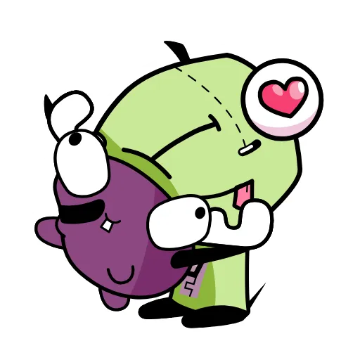 🤗 Эмодзи «Invader Zim - пришелец Зим» для Telegram
