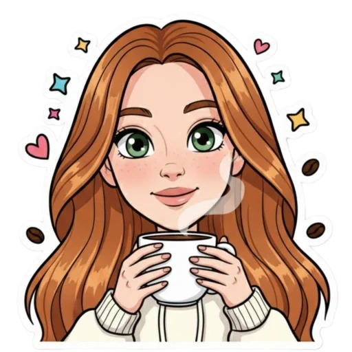 ☕ Стикер «Irinka» для Telegram