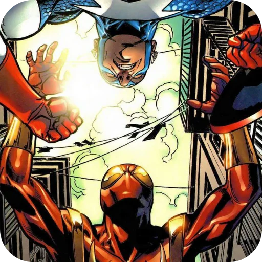 👥 Стикер «Iron Spider Man» для Telegram