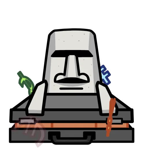 ⭐ Стикер «Истукан» для Telegram