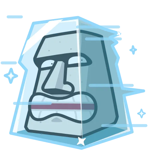 ⭐ Стикер «Истукан» для Telegram