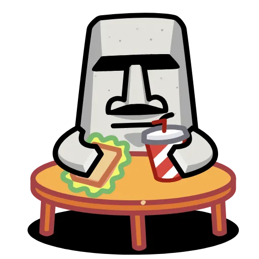 ⭐ Стикер «Истукан» для Telegram