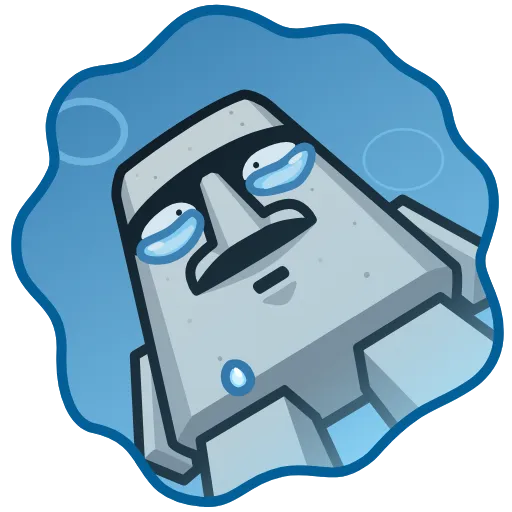 ⭐ Стикер «Истукан» для Telegram