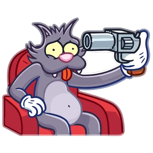 🔫 Эмодзи «Itchy & Scratchy» для Telegram