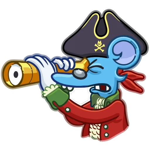 🏴‍☠️ Эмодзи «Itchy & Scratchy» для Telegram