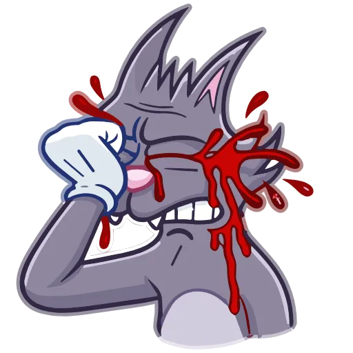 🤦‍♂️ Эмодзи «Itchy & Scratchy» для Telegram