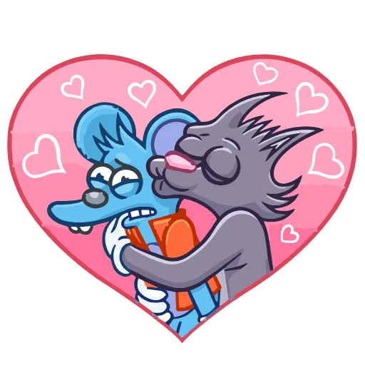 ❤️ Эмодзи «Itchy & Scratchy» для Telegram