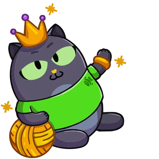 🤴 Эмодзи «Набор эмоджи с Котом из ВК в качестве» для Telegram
