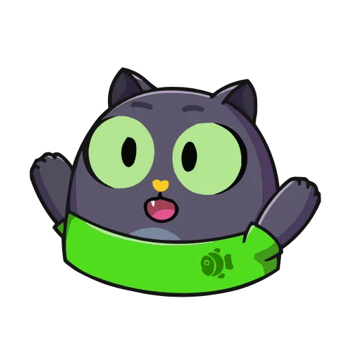 🤗 Эмодзи «Набор эмоджи с Котом из ВК в качестве» для Telegram