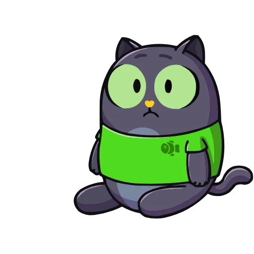 🙁 Эмодзи «Набор эмоджи с Котом из ВК в качестве» для Telegram