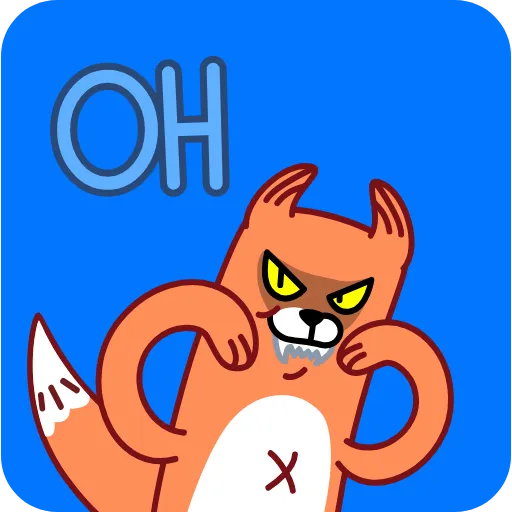 😇 Эмодзи «Анимированный набор эмоджи с Лисом из ВК» для Telegram
