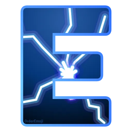 ⚡️ Эмодзи «Lightning #foradmins #decor #font» для Telegram