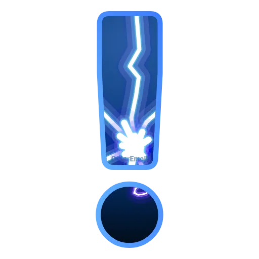 ⚡️ Эмодзи «Lightning #foradmins #decor #font» для Telegram