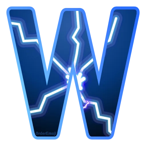 ⚡️ Эмодзи «Lightning #foradmins #decor #font» для Telegram